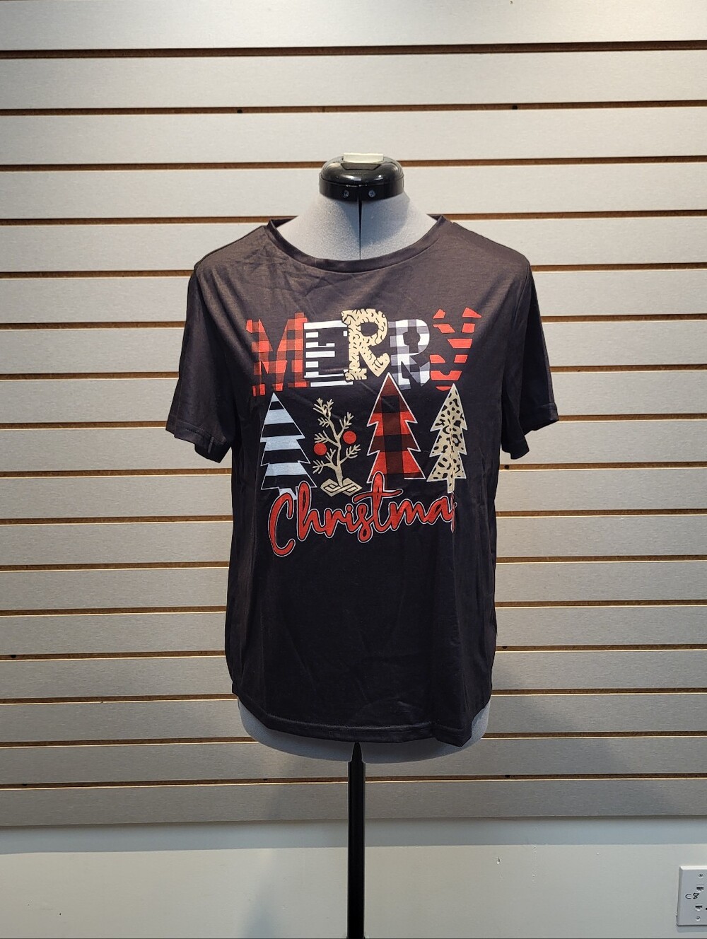 SHEIN 'Merry Christmas' Short Sleeve PJ Tee